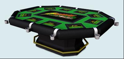Lightening Dealerless Poker Table
